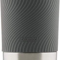 Blumtal Thermosbeker Classic - Lekvrij, BPA-Vrij En Vaatwasserbestendig - Hoge Kwaliteit Thermosfles Met Quick-Press Sluiting - Travel Mug 500 Ml - Antraciet