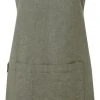 Premier Keukenschort PR144 / Apron Moss Groen Oxford Katoen / Restaurant Schort / Horeca Kleding -Tefal Shop 315x840