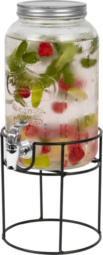 Sareva Drankdispenser - Met Houder 3 Liter 3 Sareva Drankdispenser - Met Houder 3 Liter