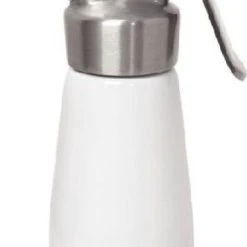 Hendi Slagroomspuit Aluminium - 0,5 Liter - Professioneel Slagroomapparaat Kitchen Line - Wit - Ø8x(H)26cm -Tefal Shop 356x840