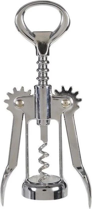 Merkloos Hevel Kurkentrekker En Flessenopener In 1 RVS 3 Merkloos Hevel Kurkentrekker En Flessenopener In 1 RVS
