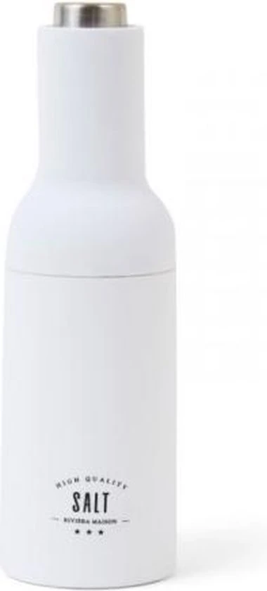 Riviera Maison Peper En Zoutstel - High Quality Salt Mill Electric - Wit 5 Riviera Maison Peper En Zoutstel - High Quality Salt Mill Electric - Wit - Afbeelding 3