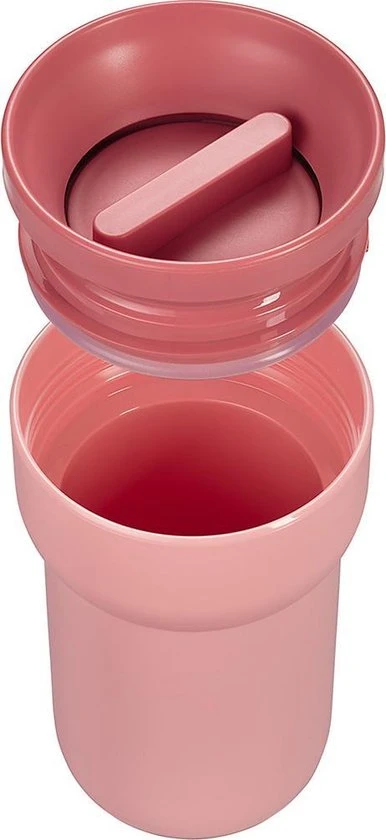 Mepal Reisbeker Ellipse 275 Ml - Houdt Je Drankje 30 Minuten Warm - Nordic Pink - Koffiebeker To Go - Lekdicht - Travel Mug 8 Mepal Reisbeker Ellipse 275 Ml - Houdt Je Drankje 30 Minuten Warm - Nordic Pink - Koffiebeker To Go - Lekdicht - Travel Mug - Afbeelding 6