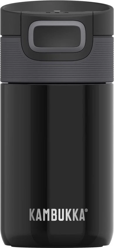 Kambukka Etna Thermosbeker 300 Ml - Makkelijk Reinigen - Lekvrije Koffiebeker - Pitch Black 14 Kambukka Etna Thermosbeker 300 Ml - Makkelijk Reinigen - Lekvrije Koffiebeker - Pitch Black - Afbeelding 12