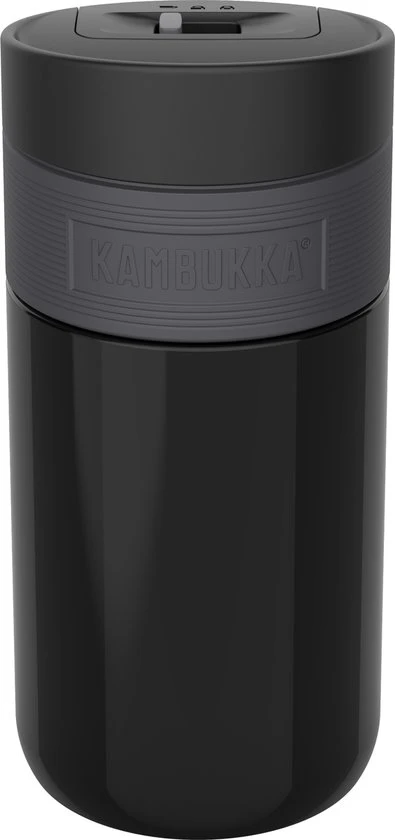 Kambukka Etna Thermosbeker 300 Ml - Makkelijk Reinigen - Lekvrije Koffiebeker - Pitch Black 5 Kambukka Etna Thermosbeker 300 Ml - Makkelijk Reinigen - Lekvrije Koffiebeker - Pitch Black - Afbeelding 3