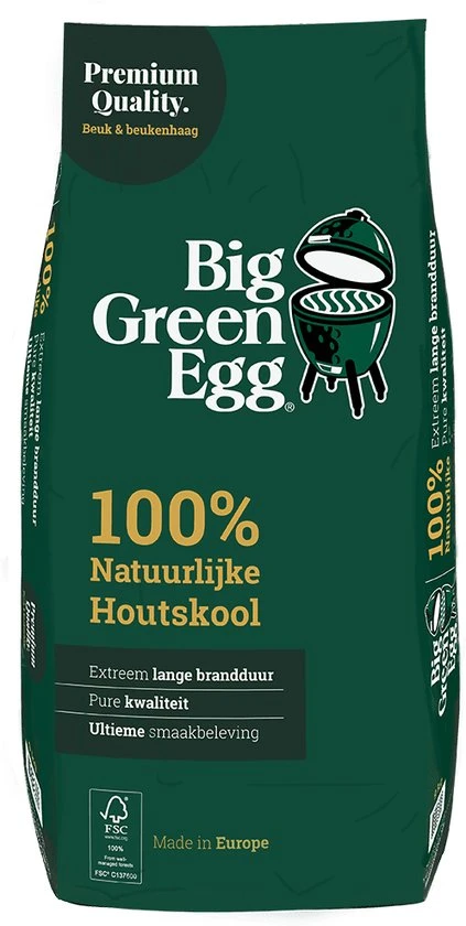 Big Green Egg BigGreenEgg Houtskool Europa 9kg - 1 Zak 4 Big Green Egg BigGreenEgg Houtskool Europa 9kg - 1 Zak - Afbeelding 2