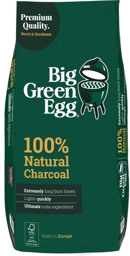 Big Green Egg BigGreenEgg Houtskool Europa 9kg - 1 Zak 5 Big Green Egg BigGreenEgg Houtskool Europa 9kg - 1 Zak - Afbeelding 3