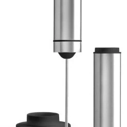 Ad Hoc Melk Opschuimer - Zwart - Met Houder