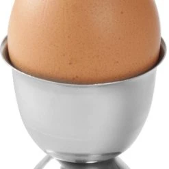 Hendi Eierdopje Op Voet - RVS - Vaatwasserbestendig - Set Van 6