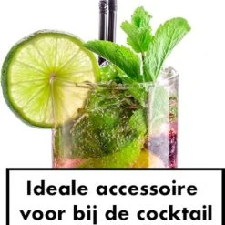 CocktailStamp Tonicstampers - Cocktail Stamper - Tonicstampers Herbruikbaar - Citroen Stamper - Mojito Stamper - Zwart - 10 Stuks -Tefal Shop 498x840 4