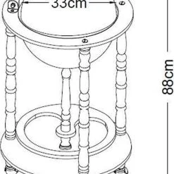 Brulo Wereldbol Globe Globebar Barglobe Vespucci Zwart/Wit 33 Cm 8 Brulo Wereldbol Globe Globebar Barglobe Vespucci Zwart/Wit 33 Cm -Tefal Shop 518x840 2