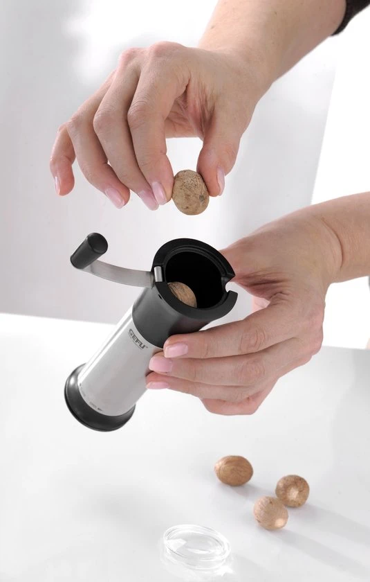 GEFU Nootmuskaatmolen - Laser Cut - RVS 8 GEFU Nootmuskaatmolen - Laser Cut - RVS - Afbeelding 6