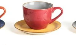 Vivi Oggi - Koffiekopjes Set Van 6 - Ø 9cm - Cappuccino - Kop En Schotel - 150 Ml - Italië 22 Vivi Oggi - Koffiekopjes Set Van 6 - Ø 9cm - Cappuccino - Kop En Schotel - 150 Ml - Italië -Tefal Shop 550x146 1