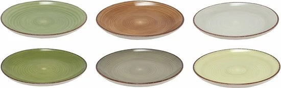 Studio Tavola Ontbijtborden Ocean Blue ø 19 Cm - 6 Stuks 11 Studio Tavola Ontbijtborden Ocean Blue ø 19 Cm - 6 Stuks - Afbeelding 9