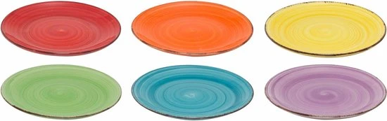 Studio Tavola Ontbijtborden Ocean Blue ø 19 Cm - 6 Stuks 15 Studio Tavola Ontbijtborden Ocean Blue ø 19 Cm - 6 Stuks - Afbeelding 13