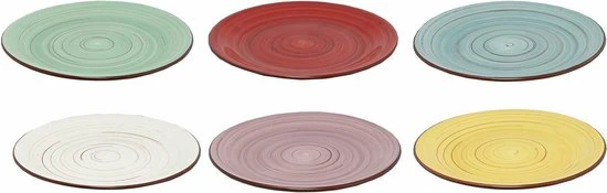 Studio Tavola Ontbijtborden Ocean Blue ø 19 Cm - 6 Stuks 8 Studio Tavola Ontbijtborden Ocean Blue ø 19 Cm - 6 Stuks - Afbeelding 6