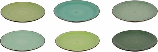 Studio Tavola Ontbijtborden Ocean Blue ø 19 Cm - 6 Stuks 13 Studio Tavola Ontbijtborden Ocean Blue ø 19 Cm - 6 Stuks - Afbeelding 11