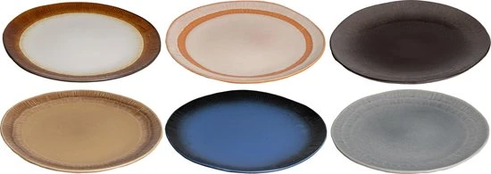 Studio Tavola Ontbijtborden Earth ø 20 Cm - 6 Stuks 4 Studio Tavola Ontbijtborden Earth ø 20 Cm - 6 Stuks - Afbeelding 2