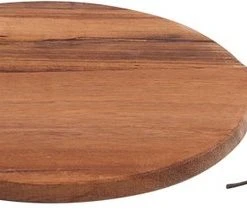 Bowls And Dishes Pure Teak Wood Borrelplank | Serveerplank | Tapasplank | Hapjesplank | Kaasplank Rond Met Handvat Ø 25 X 1,5cm - Cadeau Tip! -Tefal Shop 550x212 1