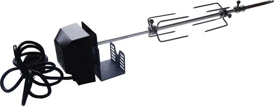 Jx BBQ Draaispit Rotisserie Kit (motor En RVS Spit En Vleesvorken) 70 Cm 3 Jx BBQ Draaispit Rotisserie Kit (motor En RVS Spit En Vleesvorken) 70 Cm