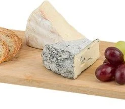 Veluw Borrelplank Bamboe - Tapasplank Met Metalen Greep - Serveerplank - Luxe Kaasplank- Hapjesplank 32x26x(H)4cm