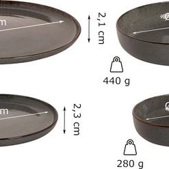 Palmer Serviesset Antigo Porselein 4-persoons 16-delig Blauw -Tefal Shop 550x247 1