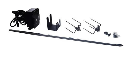 Jx BBQ Draaispit Rotisserie Kit (motor En RVS Spit En Vleesvorken) 70 Cm 4 Jx BBQ Draaispit Rotisserie Kit (motor En RVS Spit En Vleesvorken) 70 Cm - Afbeelding 2