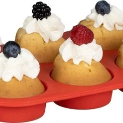 Sareva Muffinvorm - Voor 6 Muffins - Siliconen -Tefal Shop 550x266