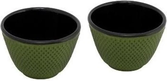 Bredemeijer - Kopjes Xilin Gietijzer Groen Set/2 5 Bredemeijer - Kopjes Xilin Gietijzer Groen Set/2 - Afbeelding 3