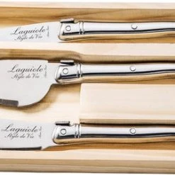 Laguiole Style De Vie Kaasmessenset Premium Line - 3-delig - RVS