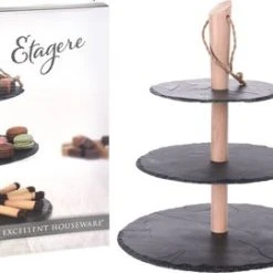 Merkloos Etagere Leisteen 3-laags Ø30/25/20cm 9 Merkloos Etagere Leisteen 3-laags Ø30/25/20cm -Tefal Shop 550x270 4