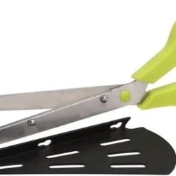 Pizzaschaar - Pizzaknipper - Pizzames - Pizzasnijder - 2 In 1 Pizzaschep - Groen - Culinario - Keukenschaar