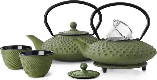 Bredemeijer - Kopjes Xilin Gietijzer Groen Set/2 8 Bredemeijer - Kopjes Xilin Gietijzer Groen Set/2 - Afbeelding 6