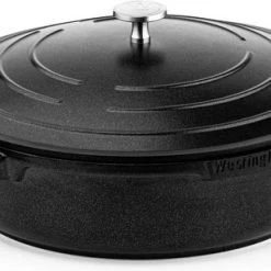 Westinghouse Performance Series - Hapjespan Inductie Met Deksel - 28cm Sauteerpan - Oven Geschikt - Zwart