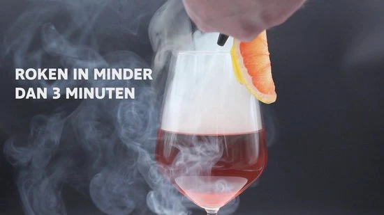 FoodJoe Foodsmoker Voor Koud Roken - Inclusief Rookmot - Smoking Gun FSM-1 - Rookapparaat - Rookoven - Roker - Smoker Voor Binnenshuis - Rookpistool - Smoke Infuser 4 FoodJoe Foodsmoker Voor Koud Roken - Inclusief Rookmot - Smoking Gun FSM-1 - Rookapparaat - Rookoven - Roker - Smoker Voor Binnenshuis - Rookpistool - Smoke Infuser - Afbeelding 2