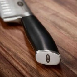 Boretti - Santokumes - Mes Uit De Aziatische Keuken Met Breed Lemmet, Inkepingen En Scherpe Rechte Snijkant - De Alleskunner Van De Aziatische Keuken Kun Je Voor Vrijwel Alles Inzetten: Voor Het Bereiden Van Vlees, Vis En Ook Groenten - Santoku Mes -Tefal Shop 550x309 65