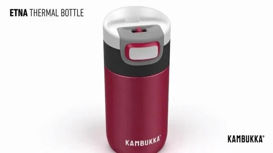 Kambukka Etna Thermosbeker 300 Ml - Makkelijk Reinigen - Lekvrije Koffiebeker - Pitch Black 4 Kambukka Etna Thermosbeker 300 Ml - Makkelijk Reinigen - Lekvrije Koffiebeker - Pitch Black - Afbeelding 2