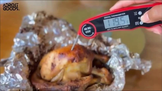 AdroitGoods Kookthermometer Digitaal - Vleesthermometer - Zwart - Waterdicht- Bbq 4 AdroitGoods Kookthermometer Digitaal - Vleesthermometer - Zwart - Waterdicht- Bbq - Afbeelding 2