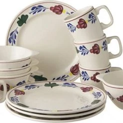 Boerenbont Serviesset 12-delig - 4 Persoons