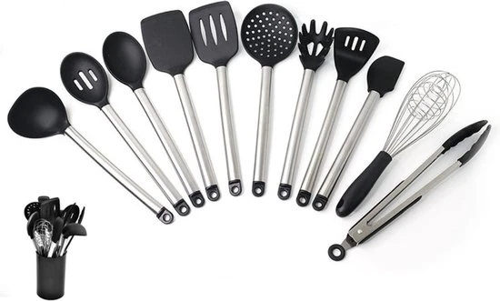 Merkloos Keukenset Kookgerei - Keukengerei Set - 12-delig - Able & Borret 3 Merkloos Keukenset Kookgerei - Keukengerei Set - 12-delig - Able & Borret