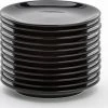 Lite-Body Hermes Gebaksbordjes - Set Van 12 Stuks - 16 Cm - Zwart -Tefal Shop 550x342 2