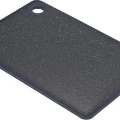 Merkloos Snijplank Zwart Gemeleerd 27 Cm - Snijplanken Voor Groente, Fruit, Vlees En Vis - Keuken/kookbenodigdheden