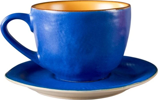 Vivi Oggi - Koffiekopjes Set Van 6 - Ø 9cm - Cappuccino - Kop En Schotel - 150 Ml - Italië 6 Vivi Oggi - Koffiekopjes Set Van 6 - Ø 9cm - Cappuccino - Kop En Schotel - 150 Ml - Italië - Afbeelding 4