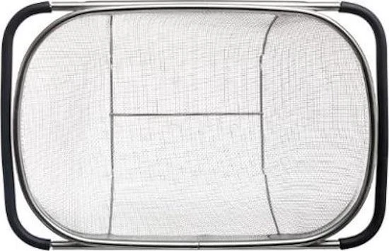 Merkloos Decopatent® RVS Keuken Vergiet / Zeef - Uitschuifbaar Van 36,7 Naar 54,5 - Pasta / Aardappels / Groente Afgieten - Gootsteen Zeef 7 Merkloos Decopatent® RVS Keuken Vergiet / Zeef - Uitschuifbaar Van 36,7 Naar 54,5 - Pasta / Aardappels / Groente Afgieten - Gootsteen Zeef - Afbeelding 5