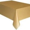 Stemen Tafelkleed Plastic Goud XL 137x274cm Let Op Dit Is Dun Plastic Geen Tafelzeil