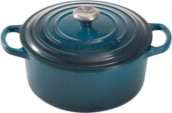 Le Creuset Braadpan Signature Deep Teal - ø 24 Cm / 4.2 Liter 3 Le Creuset Braadpan Signature Deep Teal - ø 24 Cm / 4.2 Liter
