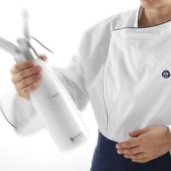 Hendi Slagroomspuit Aluminium - 0,5 Liter - Professioneel Slagroomapparaat Kitchen Line - Wit - Ø8x(H)26cm -Tefal Shop 550x365 1