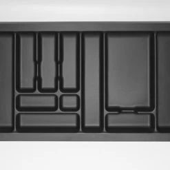 Culinorm Storex Bestekbak - Besteklade 84 Cm Breed X 49 Cm Diep - Carbon Black