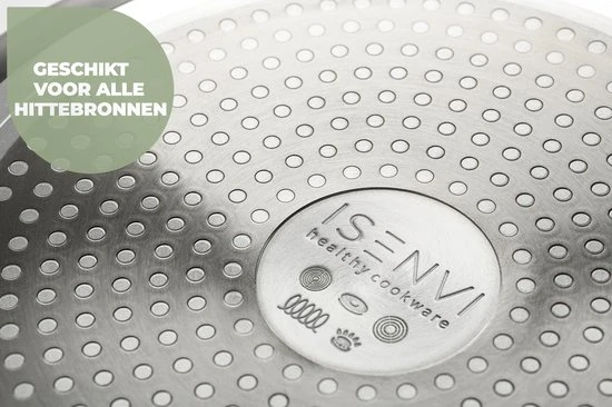 ISENVI Murray Super Combi - Pannenset Inductie - 4 Delig - RVS Handgreep 6 ISENVI Murray Super Combi - Pannenset Inductie - 4 Delig - RVS Handgreep - Afbeelding 4