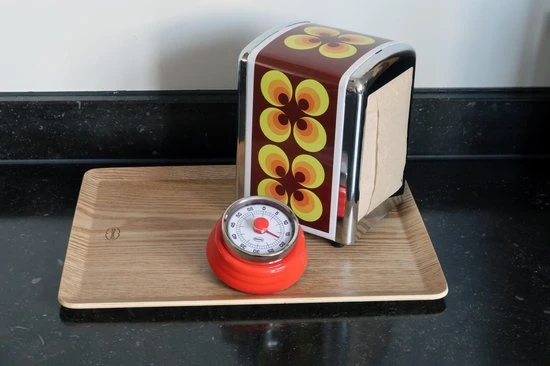 CABANAZ - Kookwekker, Metaal, Met Magneet, KITCHEN TIMER, Rood 6 CABANAZ - Kookwekker, Metaal, Met Magneet, KITCHEN TIMER, Rood - Afbeelding 4